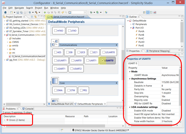 Chapter 8.2: Communicating Asynchronously Between Devices: Configuring ...