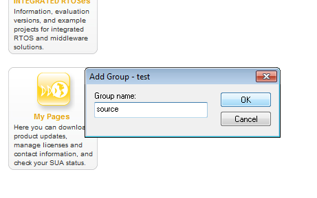 Create a new project in IAR