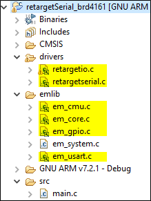 Using printf() in MCU application