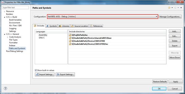 Build Configurations