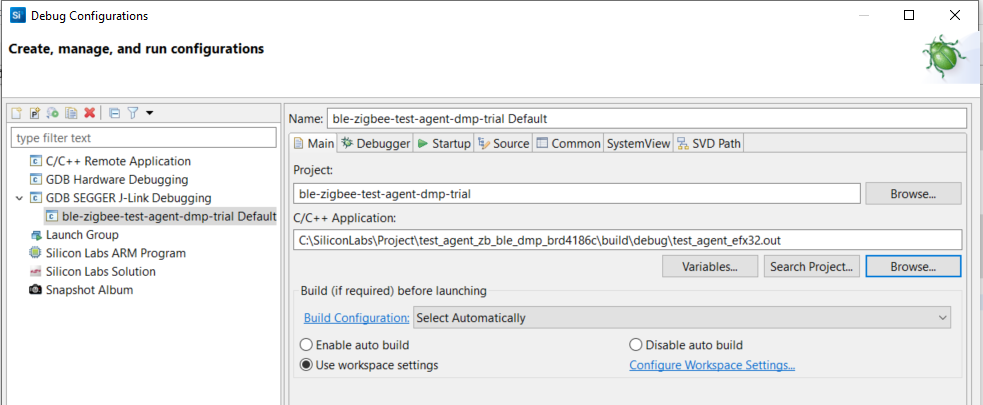 How to debug standalone out files with Studio v5