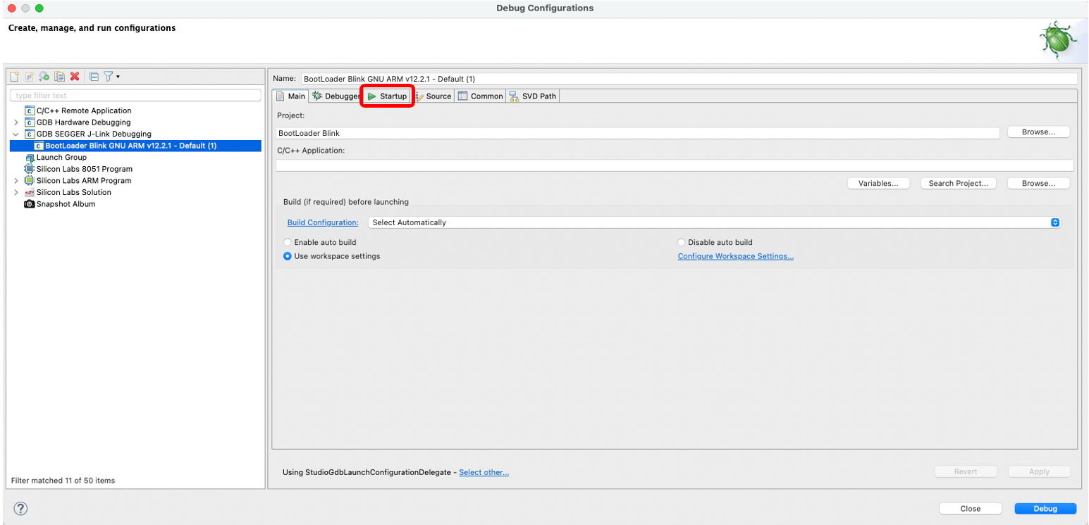 How to Set/Debug custom memory layout configurations